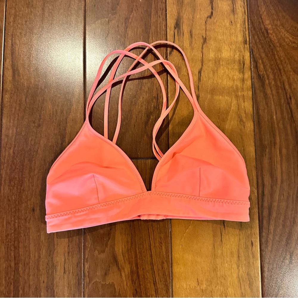 Coral Reversible Lululemon Bikini Top